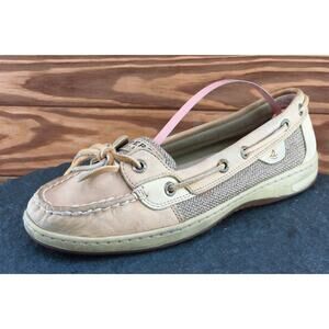 Sperry Top-Sider Size 7.5 M‎ Brown Boat Shoe Shoes Leather Women 9102047